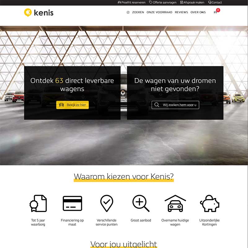 webshop responsive